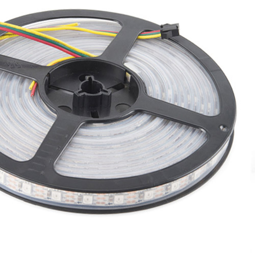 WS2801 DC5V Series Flexible LED Strip Lights, Programmable Pixel Full Color Chasing, Outdoor Waterproof IP67, 300LEDs 16.4ft Per Reel By Sale